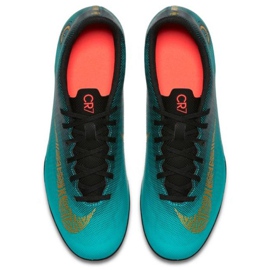 Nike Mercurial Vapor 12 Club CR7 Mg M AJ3723-390 zapatos de fútbol verde verde 2