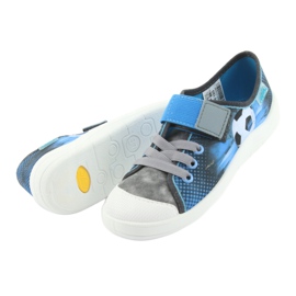 Calzado infantil befado 251Y120 azul gris 6
