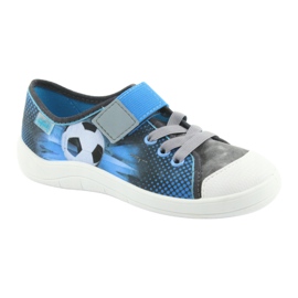 Calzado infantil befado 251Y120 azul gris 2