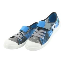 Calzado infantil befado 251Y120 azul gris 4