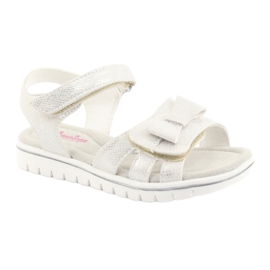 American Club Sandalias de niñas estadounidenses White Pearl GC25 blanco 1