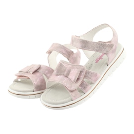 Sandalias con lazo rosa GC25 de American Club 3