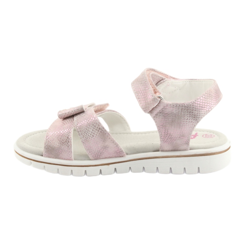 Sandalias con lazo rosa GC25 de American Club 2