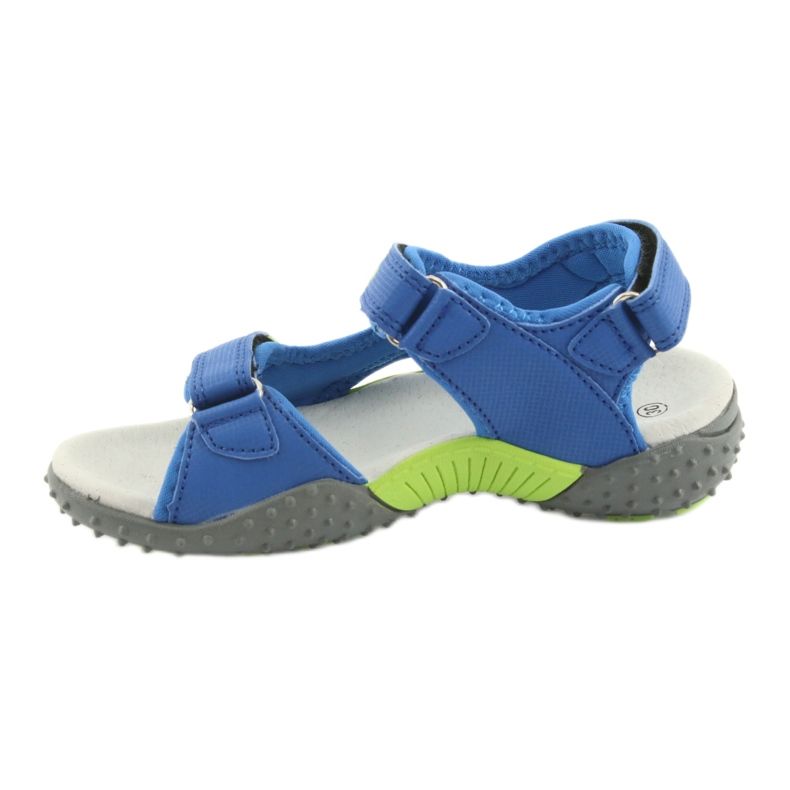 Sandalias para niño American Club HL16 azul / lima verde 2