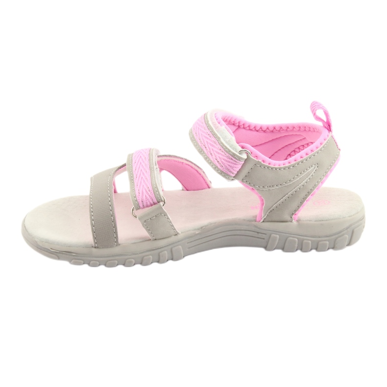 American Club Sandalias estadounidenses deportes deportivos HL14 gris/rosa 2