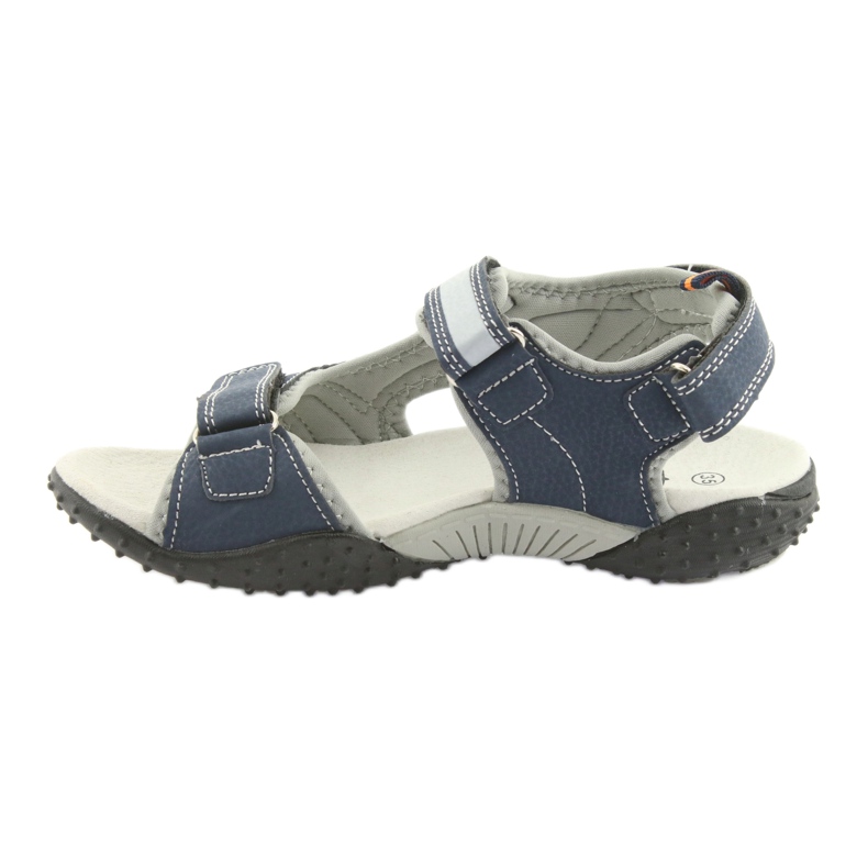 Sandalias de niño American Club RL18 azul marino gris 2