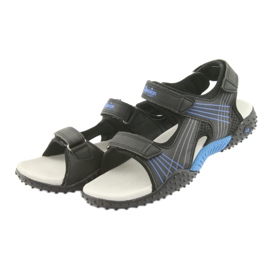 American Club HL15 sandalias de niño negras negro azul 3