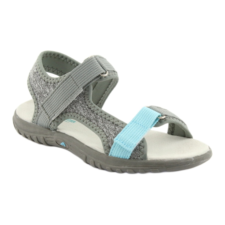 American Club Sandalias americanas con inserto de cuero RL10 gris/azul 1