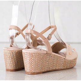 Aclys Sandalias de cuña casual marrón 1 Aclys Sandalias de cuña casual marrón 1