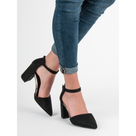 SHELOVET Bombas en Spitz negro 3