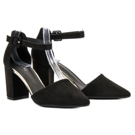 SHELOVET Bombas en Spitz negro 1
