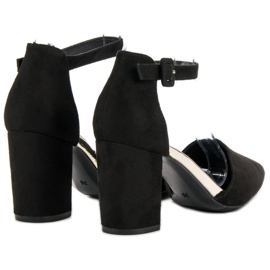 SHELOVET Bombas en Spitz negro 7