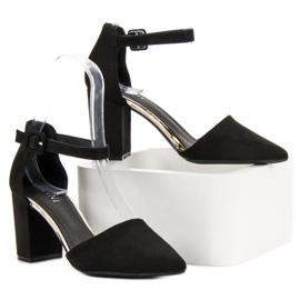 SHELOVET Bombas en Spitz negro 4