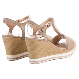 Anesia Paris Sandalias beige claro 6