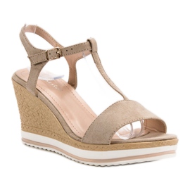 Anesia Paris Sandalias beige claro 4