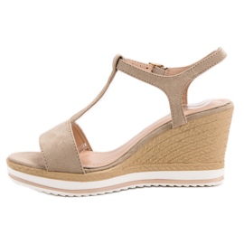 Anesia Paris Sandalias beige claro 5