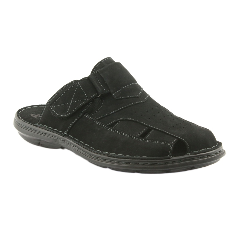 Zapatillas de hombre ligeras PU American Club CY05 parte inferior negro 1