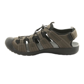 American Club Sandalias deportivas caqui American HL02 negro multicolor verde 2