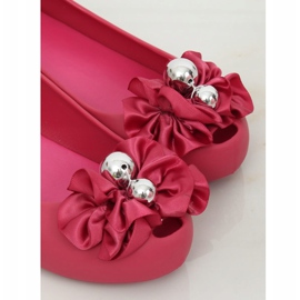 Bailarinas Meliski con lazo fucsia CK-86P Fucsia rosado 3