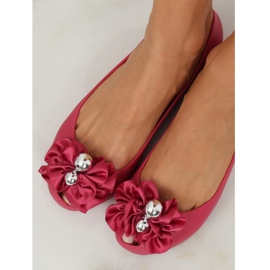 Bailarinas Meliski con lazo fucsia CK-86P Fucsia rosado 4
