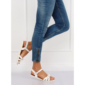 Sandalias de mujer blancas G210 Blanco 3