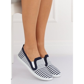 Zapatillas slipon azul marino XJ-2909 Navy blanco 1
