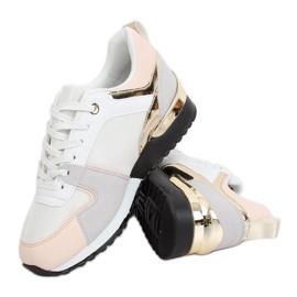 Zapatillas deportivas blancas B-01 BLANCO / ROSA multicolor 1