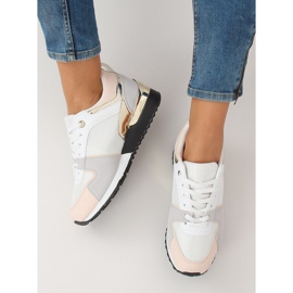 Zapatillas deportivas blancas B-01 BLANCO / ROSA multicolor 3