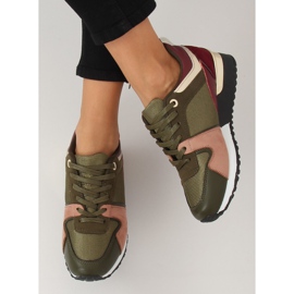 Zapatilla deportiva verde B-01 Army Green multicolor 1