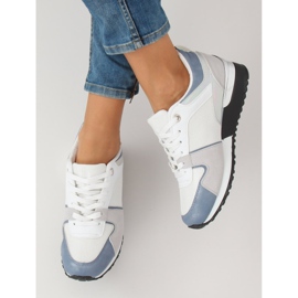 Zapatillas deportivas blancas B-01 BLANCO / AZUL 1