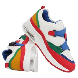 Zapatillas deportivas de colores 8801 Azul blanco multicolor 4
