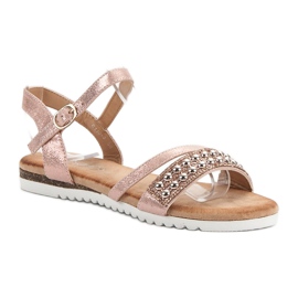 Groto Gogo Sandalias con purpurina rosado 3