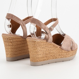 SHELOVET Sandalias beige 6