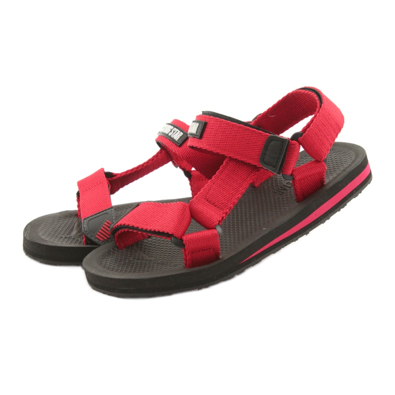 Sandalias textil Big Star 274A285 ROJO 3