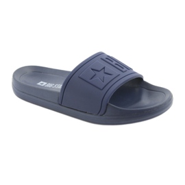 Pantuflas Big Star perfiladas 374155 azul marino 1