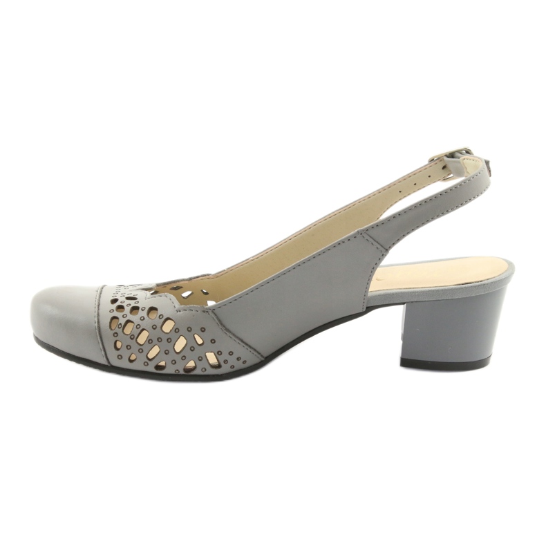 Sandalias caladas para mujer Gregors 771 gris 2