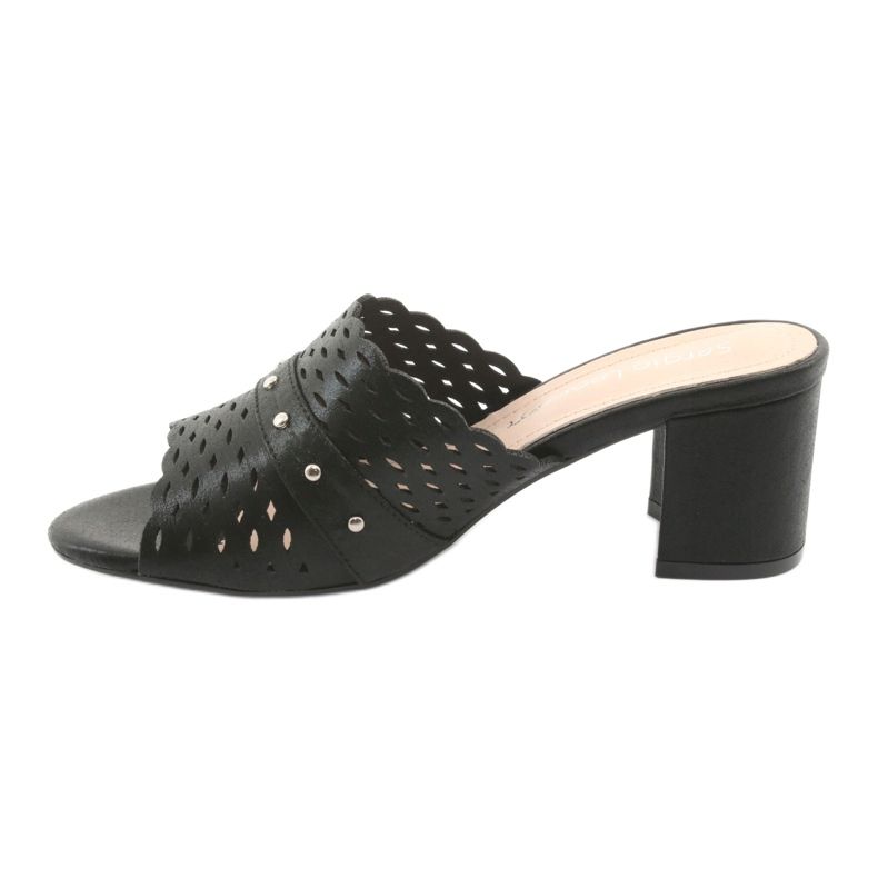 Zapatillas de mujer Sergio Leone KL319 negro 2