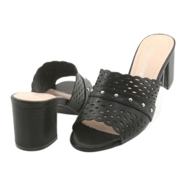 Zapatillas de mujer Sergio Leone KL319 negro 4