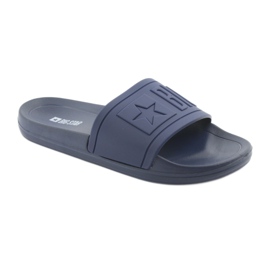Pantuflas Big Star perfiladas 274A269 azul marino 1