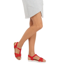 Sandalias de mujer rojas X567 Chine Se Red rojo 2