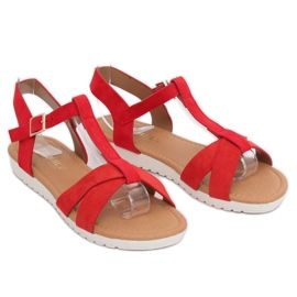 Sandalias de mujer rojas X567 Chine Se Red rojo 1