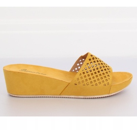 Zapatilla calada amarilla JS-03 Amarilla amarillo 2 Zapatilla calada amarilla JS-03 Amarilla amarillo 2