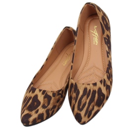 Bailarinas de leopardo de mujer HH16 Leopard marrón 1