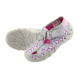 Calzado infantil befado 190P087 violeta gris 6