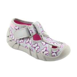 Calzado infantil befado 190P087 violeta gris 2