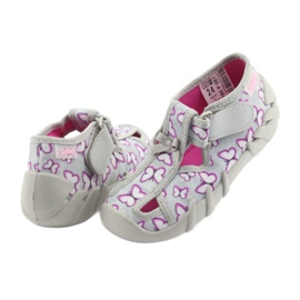 Calzado infantil befado 190P087 violeta gris 5
