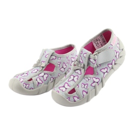 Calzado infantil befado 190P087 violeta gris 3