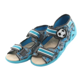 Calzado infantil befado amarillo 350P001 azul gris 4