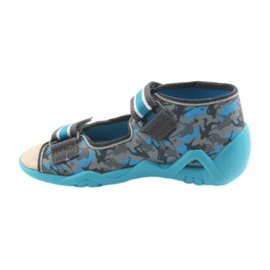 Calzado infantil befado amarillo 350P001 azul gris 2