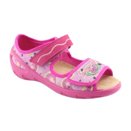 Calzado infantil befado pu 433X030 verde amarillo rosado 1